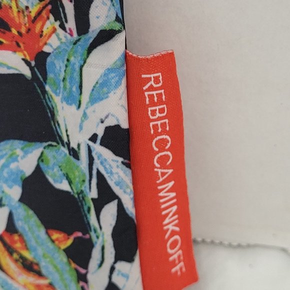 Rebecca Minkoff X Ipsy Navy Multi-Colored Floral Small Cosmetic Bag 7 x 5 inches - Picture 4 of 5